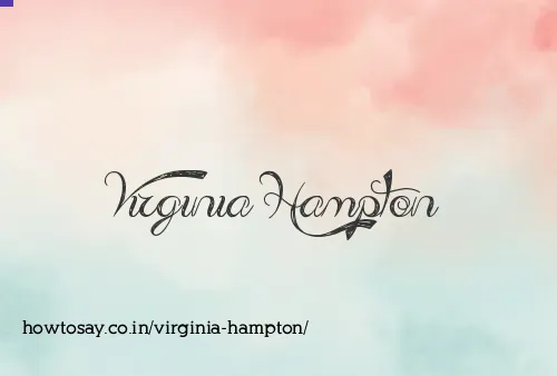 Virginia Hampton
