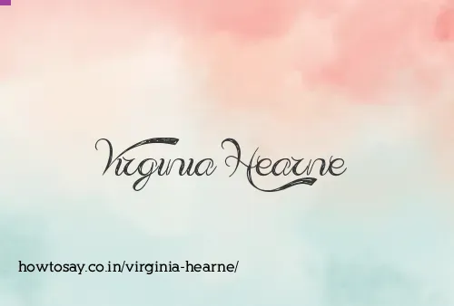 Virginia Hearne