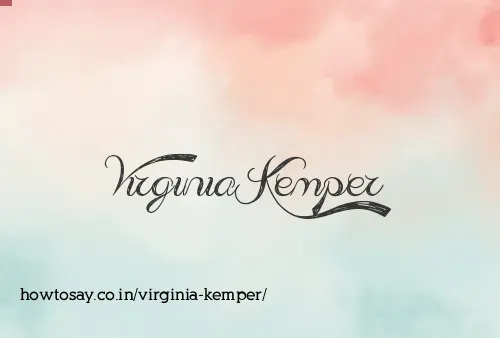Virginia Kemper