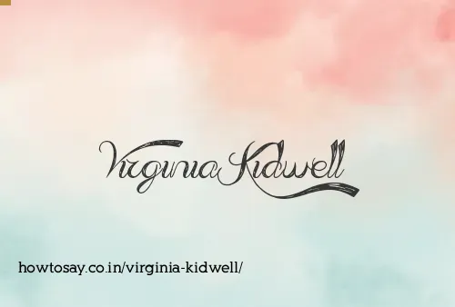 Virginia Kidwell