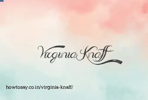 Virginia Knaff