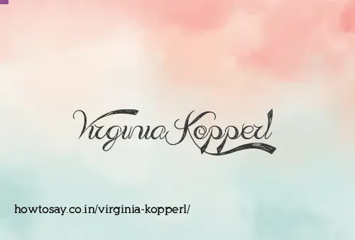 Virginia Kopperl