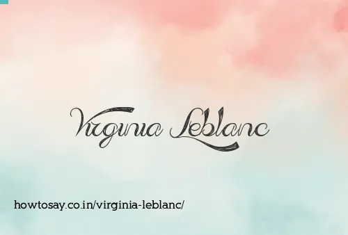 Virginia Leblanc