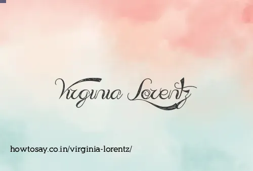 Virginia Lorentz