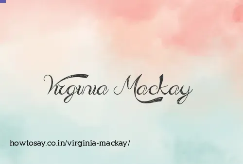 Virginia Mackay