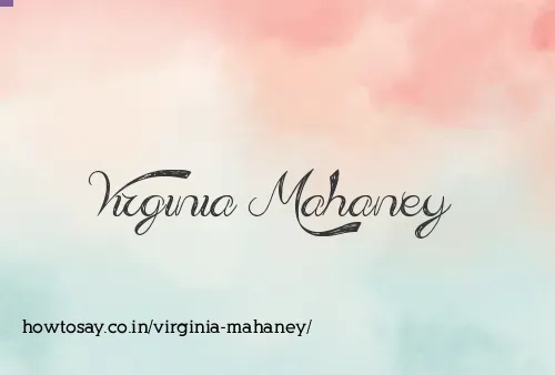Virginia Mahaney