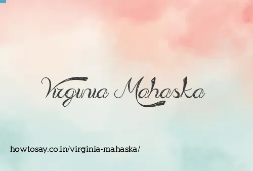 Virginia Mahaska