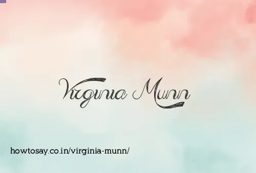 Virginia Munn