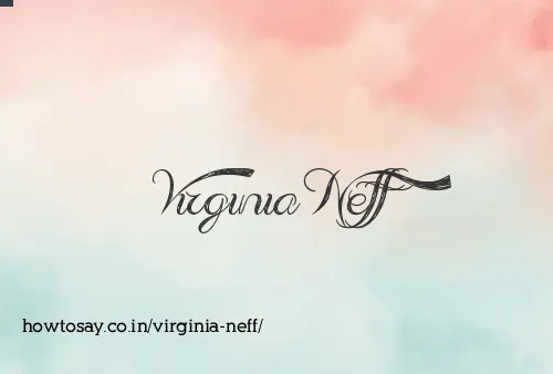 Virginia Neff