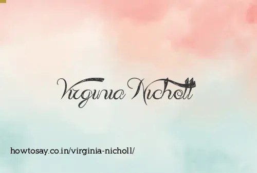 Virginia Nicholl