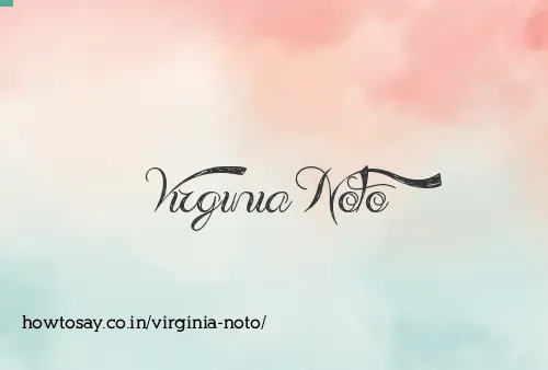 Virginia Noto