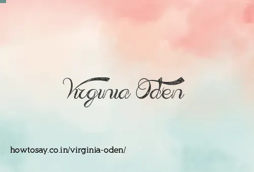 Virginia Oden