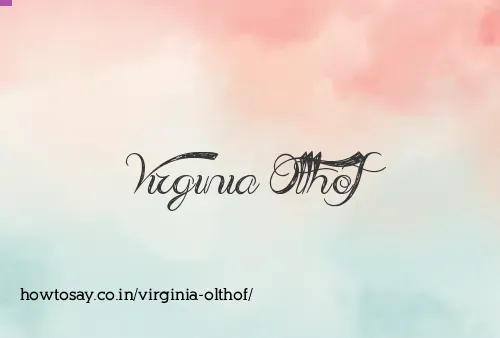 Virginia Olthof