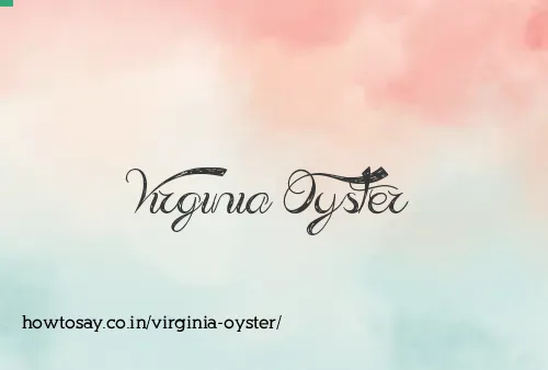 Virginia Oyster