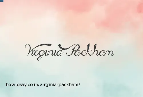 Virginia Packham