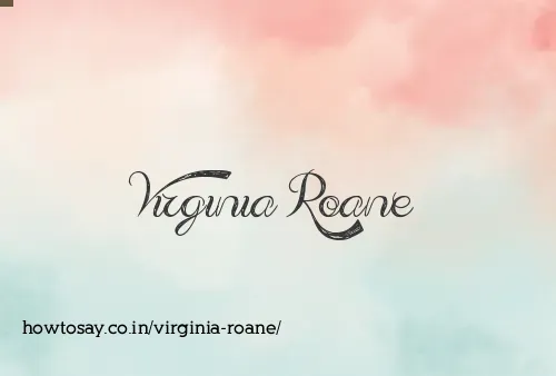 Virginia Roane