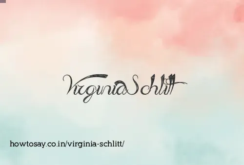 Virginia Schlitt