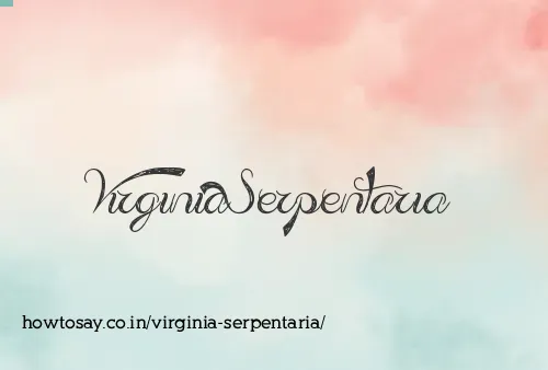 Virginia Serpentaria