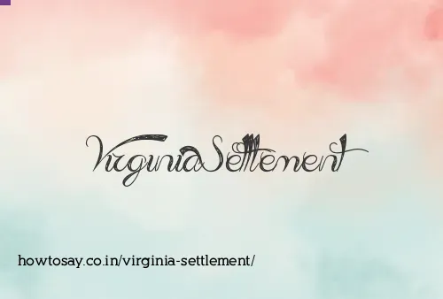 Virginia Settlement