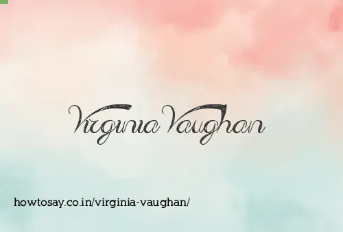 Virginia Vaughan