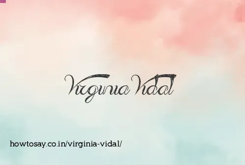 Virginia Vidal