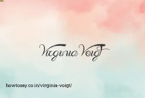 Virginia Voigt