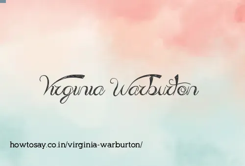 Virginia Warburton
