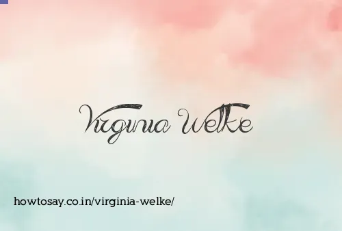 Virginia Welke