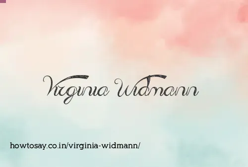 Virginia Widmann