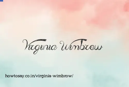 Virginia Wimbrow