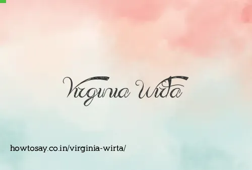 Virginia Wirta