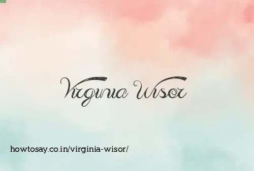 Virginia Wisor