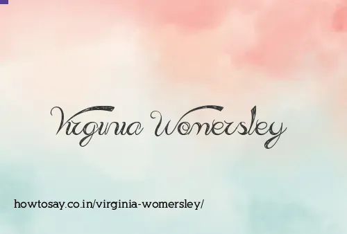 Virginia Womersley
