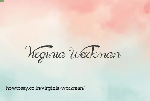 Virginia Workman
