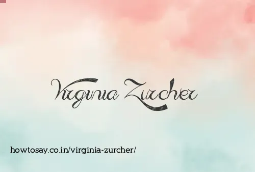 Virginia Zurcher