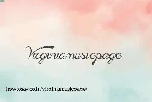 Virginiamusicpage