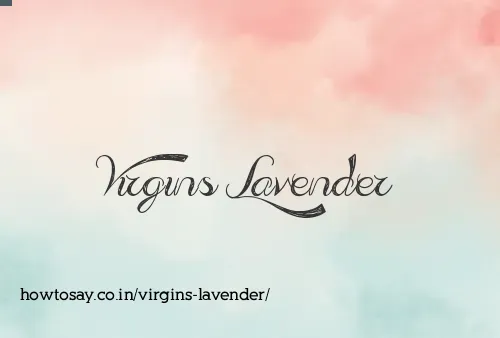 Virgins Lavender