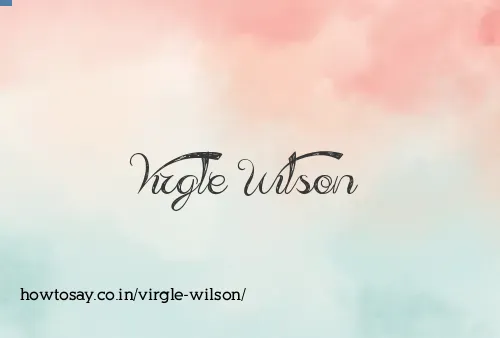 Virgle Wilson