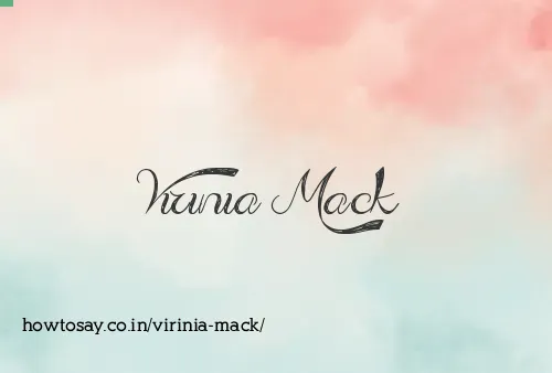 Virinia Mack