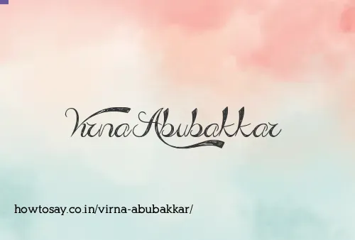 Virna Abubakkar
