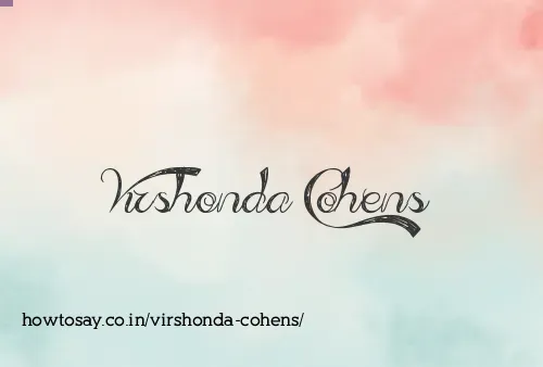 Virshonda Cohens