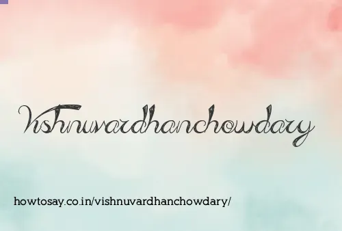 Vishnuvardhanchowdary