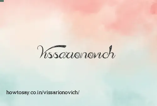 Vissarionovich