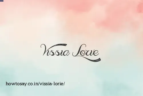 Vissia Lorie