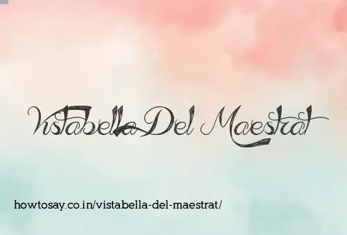 Vistabella Del Maestrat
