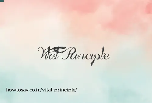 Vital Principle