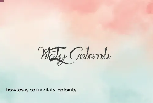 Vitaly Golomb