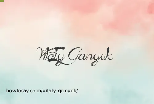 Vitaly Grinyuk