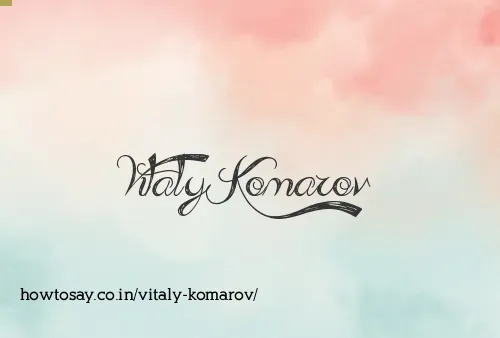 Vitaly Komarov
