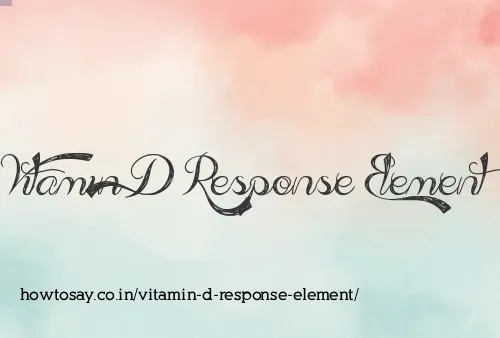 Vitamin D Response Element